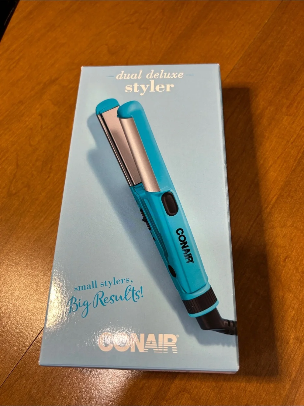 Con air Dual Deluxe Styler - Blue Mini Hair Straightener